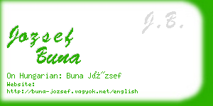 jozsef buna business card